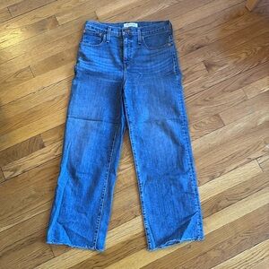 Madewell Slim Wise-Leg Crop Jeans